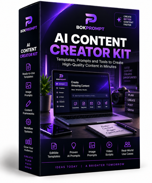 BOKPROMPT AI Content Creator Kit
